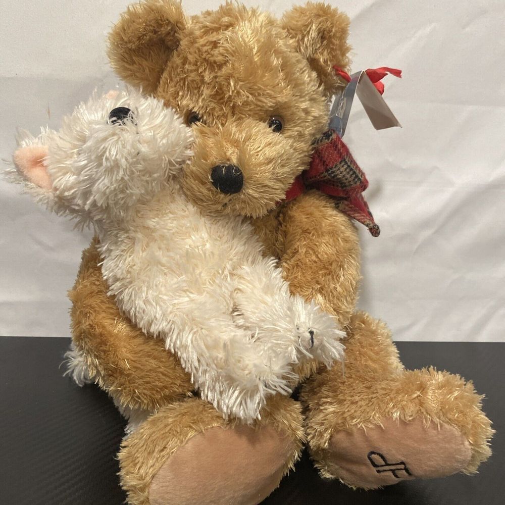 Patricia DuPont‎ Bearacteristics Wishton Bear With Puppy Rare